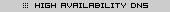 High availability dns server hosting